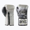 Mănuși de box Cleto Reyes Velcro Sparring silver/black