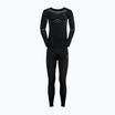 Lenjerie termoactivă pentru bărbați ODLO Fundamentals Fundamentals Performance Warm Long gri/negru 196082/60056