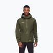 Jachetă de ploaie pentru bărbați Mammut Crater IV HS Hooded dark marsh