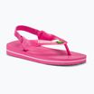 Sandale pentru copii Havaianas Baby Brasil Logo II pink flux / white