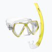 Set de snorkeling pentru copii Mares Combo Zephir Junior yellow/clear