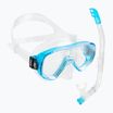 Cressi Ondina kit de snorkel pentru copii + mască Top + snorkel Clear Aquamarine DM1010133