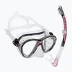 Set de scufundări  Cressi Big Eyes Evolution + Alpha Ultra Dry black/pink