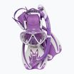 Set de scufundări pentru copii Cressi Rocks Jr Set lilac/white