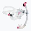 Set de scufundare Cressi Marea + Seal Dry Jr clear/pink