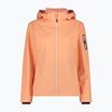 Geacă softshell pentru copii CMP 39A5016 Zip Hood salmone