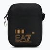 Borsetă EA7 Emporio Armani Train Core 2 l black/gold logo
