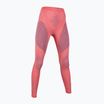 Pantaloni termoactivi pentru femei UYN Evolutyon UW Long strawberry/pink/turquoise