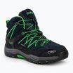 Încălțăminte de trekking pentru copii CMP Rigel Mid blue/gecko