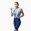 Pantaloni scurți de ciclism pentru femei Alé Magic Colour Bibshorts blue
