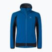 Geacă pentru bărbați  Montura Premium Wind Hoody deep blue/ orange