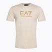 Tricou pentru bărbați EA7 Emporio Armani Train Gold Label Tee Pima cu logo mare pentru zilele ploioase