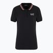 Tricou pentru femei EA7 Emporio Armani Golf Pro Polo Damier black