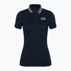 Tricou pentru femei EA7 Emporio Armani Golf Pro Polo Damier armani blue