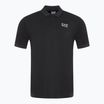 Tricou pentru bărbați  EA7 Emporio Armani Train 7 Lines Polo black 1200