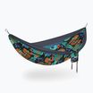 Hamac turistic ENO DoubleNest Print lagoon/charcoal
