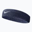 Bentiță de cap Nike Swoosh Headband obsidian/white