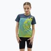 Tricou de ciclism pentru copii SILVINI Denni neon/blue