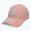 Căciulă pentru femei New Era Female League Essential 9Forty New York Yankees pastel pink