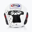 Cască de box Fairtex Super Sparring white/black