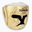 Cască de box Top King Super Star white/gold
