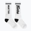 Șosete Fairtex "Muay Thai" alb/negru