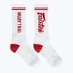 Șosete Fairtex "Muay Thai" alb/roșu