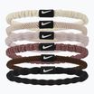 Elastice pentru păr Nike Flex Hair Tie 6 szt. sail/lt orewood brn/white