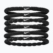 Elastice de păr Nike Flex Hair Tie 6 buc. black/black/white