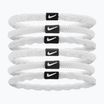 Elastice de păr Nike Flex Hair Tie 6 buc. white/black/white