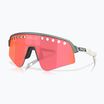 Ochelari de soare Oakley Sutro Lite Sweep matte silver/blue colorshift/prizm trail torch