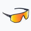 Ochelari de ciclism Red Bull Spect Dash albastru/maro cu oglindă roșie