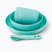Set de vase de vase de drumeție Sea to Summit Passage Dinnerware aqua sea