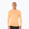 Longsleeve de înot pentru bărbați Rip Curl Waves UPF Performance mandarin zest