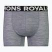 Boxeri termoactivi pentru bărbați  Mons Royale Hold 'em Shorty Merino grey heather