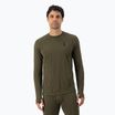 Longsleeve termoactiv pentru bărbați Mons Royale Cascade Merino Base Layer dark olive