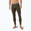 Pantaloni termoactivi pentru bărbați Mons Royale Cascade Merino Base Layer dark olive