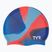 Cască de înot pentru copii TYR Tiedye Silicone Multicolor Jr blue/orange