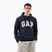 Hanorac pentru bărbați GAP Heritage French Terry Logo blue navy