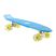 Skateboard clasic pentru copii LED Mechanics albastru PW 506