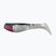 Momeală de cauciuc Relax Hoof 3 Standard 4 buc. Negru/Blank Pearl-Silver Glitter BLS3-S