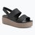 Sandale de damă  Crocs Brooklyn Low Wedge black/mushroom