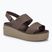 Sandale pentru femei Crocs Brooklyn Low Wedge mushroom/stucco