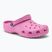 Șlapi Crocs Classic taffy roz pentru bărbați Crocs Classic taffy pink flip-flops