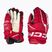 Mănuși de hochei CCM Tacks XF Pro SR red/white