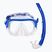 Set de snorkeling Mares Combo Keewee blue/white/clear