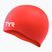 Cască de înot TYR Wrinkle Free Silicone bright red