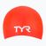 Cască de înot TYR Long Hair Wrinkle Free Silicone bright red