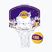 Set de mini-baschet Wilson NBA Team Mini Hoop Los Angeles Lakers