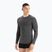 Longsleeve termoactiv pentru bărbați icebreaker Merino 150 Anatomica Crewe jet heather